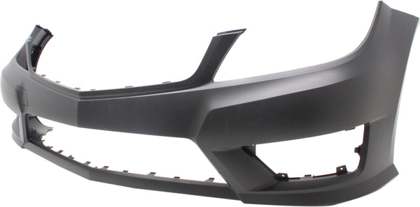 2012-2015 Mercedes-Benz C-Class Front Bumper Cover, Primed, With AMG, W/O Parktronic.