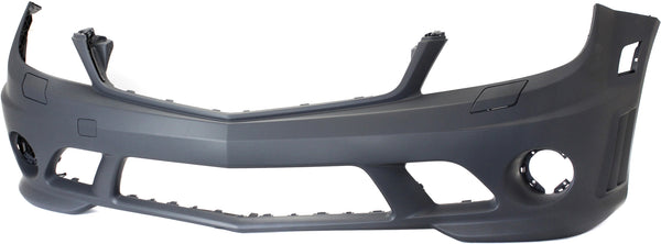 2008-2011 Mercedes-Benz C63 Front Bumper Cover, Primed, With Headlamp Washers, Parktronic.