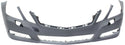 2010-2013 Mercedes-Benz E-Class Front Bumper Cover, Primed, Sedan, w/o Parktronic.