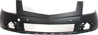 2010-2012 Cadillac SRX Front Bumper Cover, Primed, Upper, w/ Front Sensor.