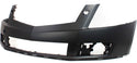2010-2012 Cadillac Srx Front Bumper Cover, Primed, Upper, With Headlamp Washer, W/O Front Object Sensor Hole.