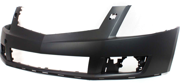 2010-2012 Cadillac Srx Front Bumper Cover, Primed, Upper, With Headlamp Washer, W/O Front Object Sensor Hole.