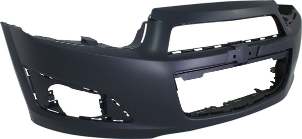 2012-2016 Chevy Sonic Front Bumper Cover, Primed, w/o Park Assist.