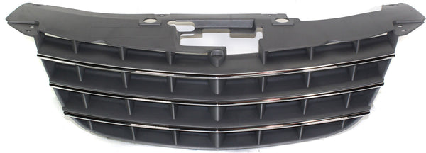 2007-2010 Chrysler Sebring Grille, Silver Black.