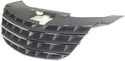 2007-2010 Chrysler Sebring Grille, Silver Black.