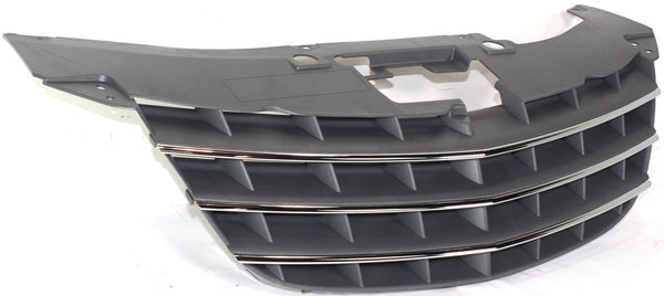 2007-2010 Chrysler Sebring Grille, Silver Black.