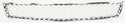 2007-2013 Chevy Avalanche Grille, Lower, Satin Chrome.