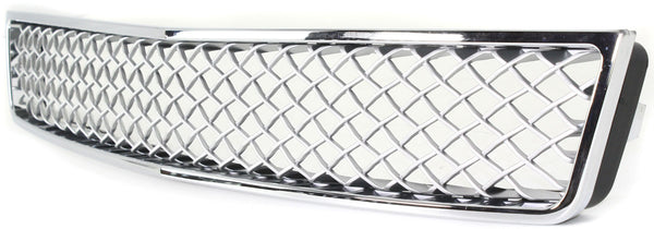 2007-2013 Chevy Avalanche Grille, Lower, Satin Chrome.