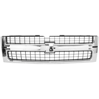 2007-2010 Chevy Silverado 2500 HD Grille, Chrome Shell.
