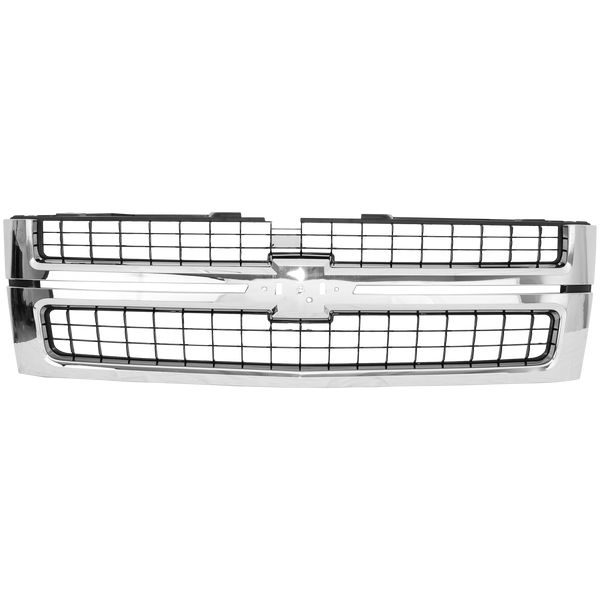 2007-2010 Chevy Silverado 2500 HD Grille, Chrome Shell.