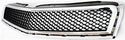 2009-2012 Chevy Traverse Grille, Chrome Shell/Black.