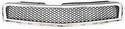 2009-2012 Chevy Traverse Grille, Upper, Chrome Shell/Black Insert.