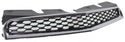 2010-2015 Chevy Equinox Grille, Upper, Chrome Shell/Black Insert.