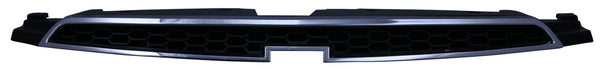 2011-2014 Chevy Cruze Grille, Upper, Chrome Shell/ Dark Gray.