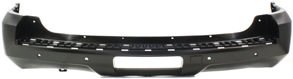 2007-2014 Chevy Tahoe Rear Bumper Cover, Primed, With Object Sensor.