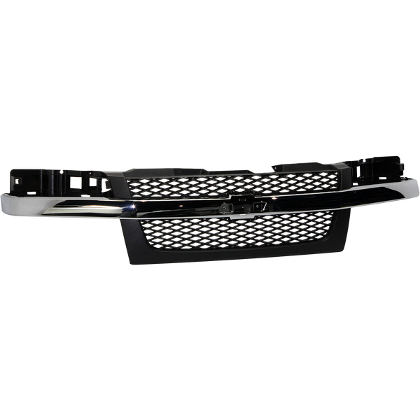 2004-2012 Chevy Colorado Grille, Mesh Insert, Dark Gray.
