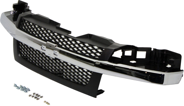 2004-2012 Chevy Colorado Grille, Mesh Insert, Dark Gray.