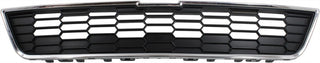2012-2016 Chevy Sonic Grille, Upper, Chrome Shell/Dark Gray Insert.