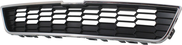 2012-2016 Chevy Sonic Grille, Upper, Chrome Shell/Dark Gray Insert.