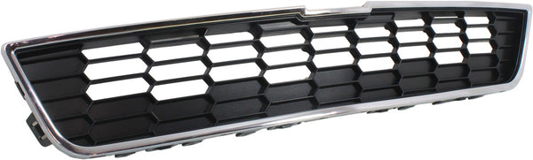 2012-2016 Chevy Sonic Grille, Upper, Chrome Shell/Dark Gray Insert.