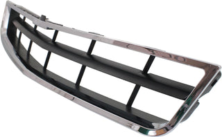 2008-2013 Chevy Tahoe Grille, Lower, Plastic, Chrome.