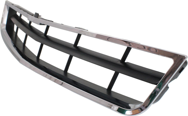 2008-2013 Chevy Tahoe Grille, Lower, Plastic, Chrome.