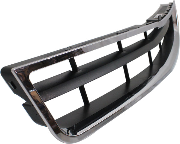 2008-2013 Chevy Tahoe Grille, Lower, Plastic, Chrome.