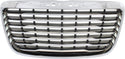2011-2014 Chrysler 300 Grille, Chrome Shell/Black Insert.