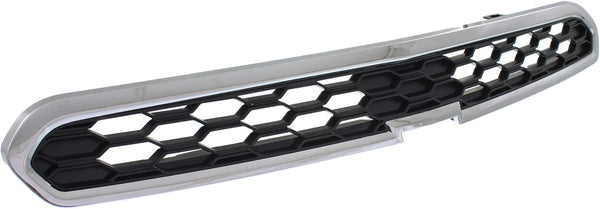 2013-2015 Chevy Spark Grille, Upper,Chrome Shell/Black.