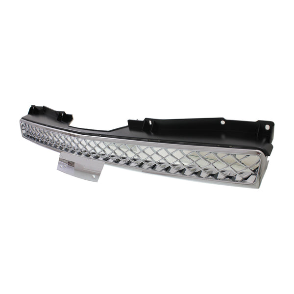 2007-2013 Chevy Avalanche Grille, Upper, All Chrome.