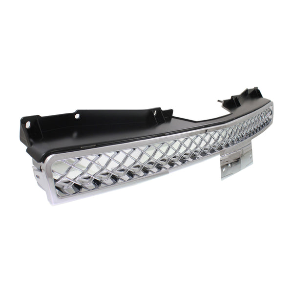 2007-2013 Chevy Avalanche Grille, Upper, All Chrome.