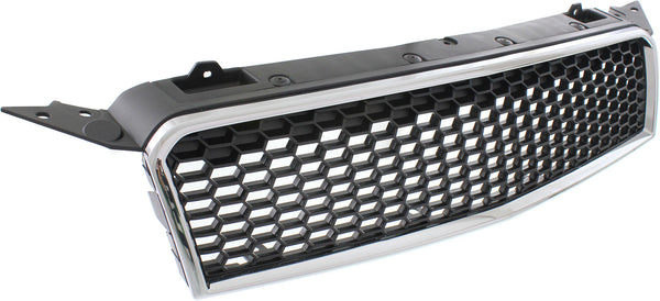 2009-2011 Chevy Aveo Grille, Chrome Shell/ Black Insert, Hatchback.