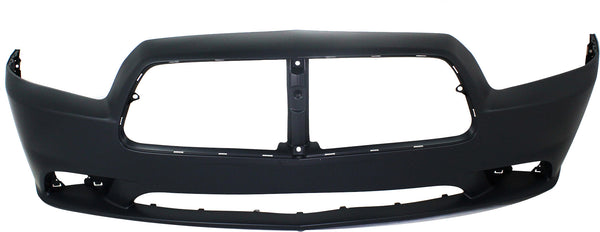 2011-2014 Dodge Charger Front Bumper Cover, Primed, w/out Adaptive Speed - CAPA.