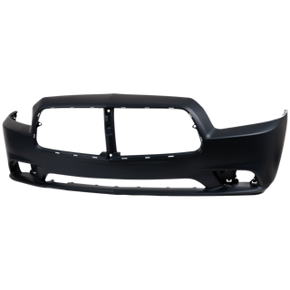 2011-2014 Dodge Charger Front Bumper Cover, Primed, w/ Adaptive Speed Control (CAPA).