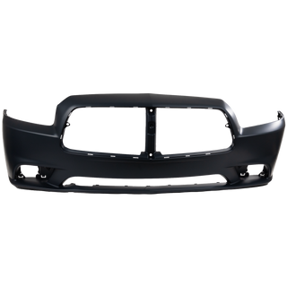 2011-2014 Dodge Charger Front Bumper Cover, Primed, w/Adaptive Speed Ctrl.