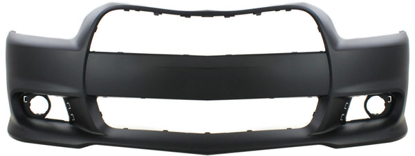 2012-2014 Dodge Charger Front Bumper Cover, Primed, SRT-8 Model - Capa.