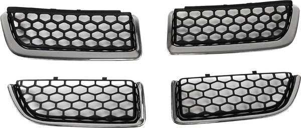 2004-2006 Dodge Stratus Grille, Chrome Black, Sedan.