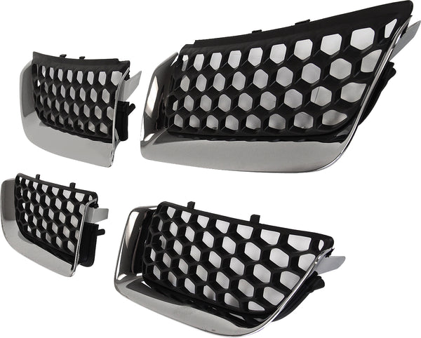 2004-2006 Dodge Stratus Grille, Chrome Black, Sedan.