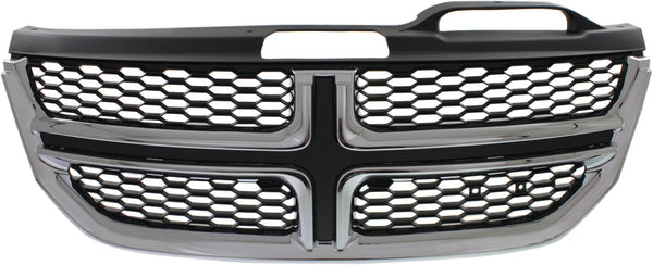 2011-2015 Dodge Journey Grille,Chrome Shell/ Black Insert.