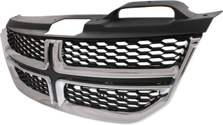 2011-2015 Dodge Journey Grille,Chrome Shell/ Black Insert.