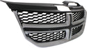 2011-2015 Dodge Journey Grille,Chrome Shell/ Black Insert.