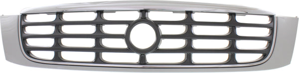 2000-2005 Cadillac Deville Grille,Chrome Shell/Black.