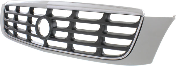 2000-2005 Cadillac Deville Grille,Chrome Shell/Black.