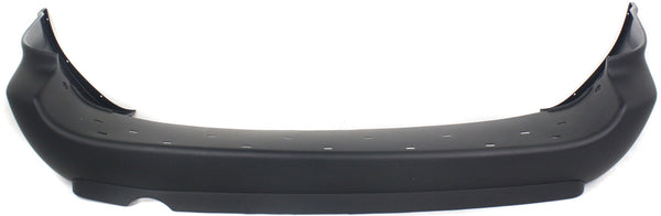 2005-2007 Dodge Grand Caravan Rear Bumper Cover, Primed, w/ Exhaust Hole.