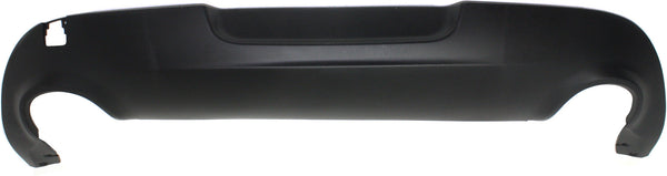 2013-2016 Dodge Dart Rear Bumper Cover, Lower Fascia, Textured, w/Chrome - CAPA.