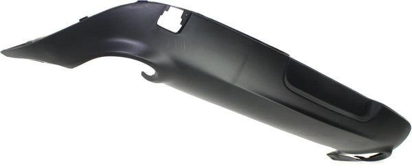 2013-2016 Dodge Dart Rear Bumper Cover, Lower Fascia, Textured, w/Chrome - CAPA.