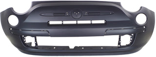 2012-2015 Fiat 500 Front Bumper Cover, Primed, Without Fog Lights.