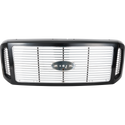 2005-2007 Ford F-series Super Duty Grille, Black Shell.