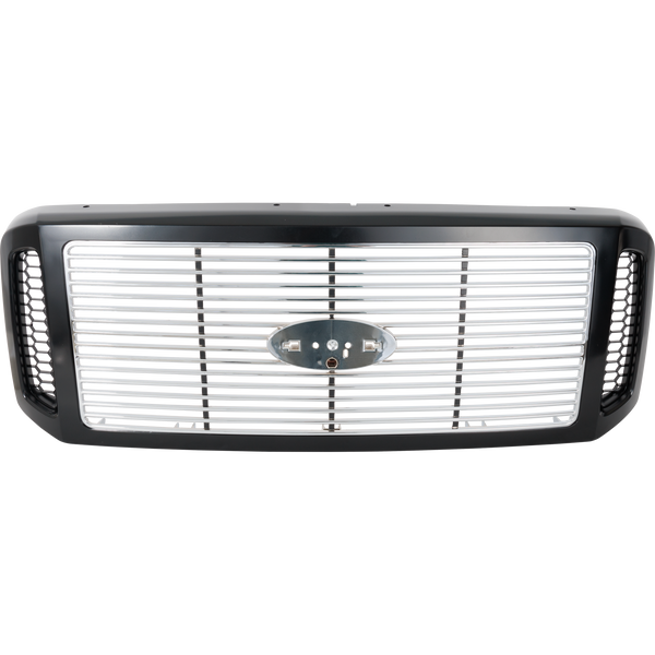 2005-2007 Ford F-series Super Duty Grille, Black Shell.