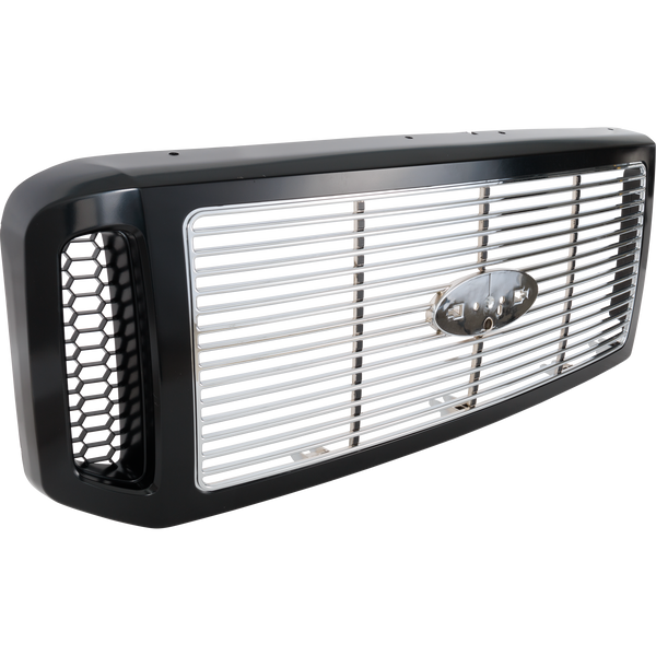 2005-2007 Ford F-series Super Duty Grille, Black Shell.